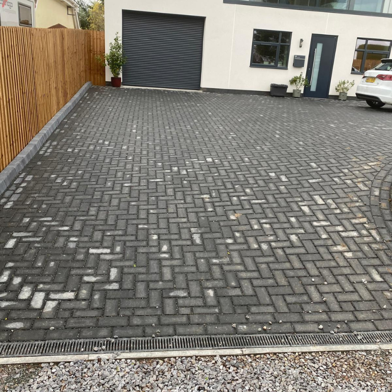 Block paved driveway installed for a residential property in Bristol.