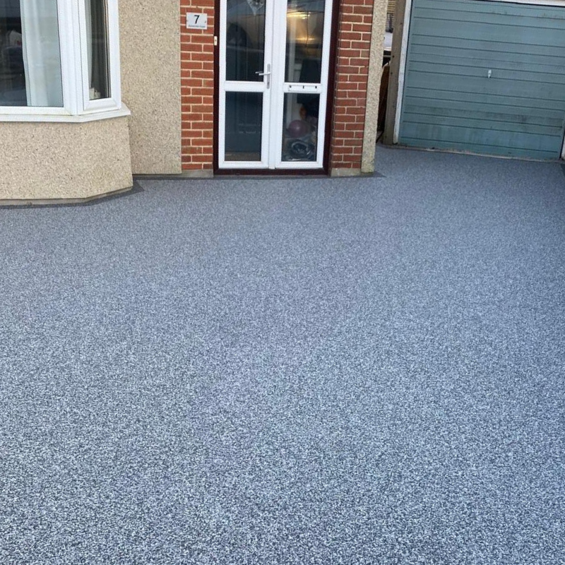 Resin bound driveway completed at a residential property in Bristol.